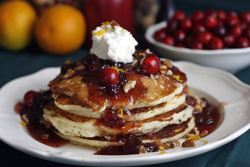 Cranberry-Orange-Pancakes
