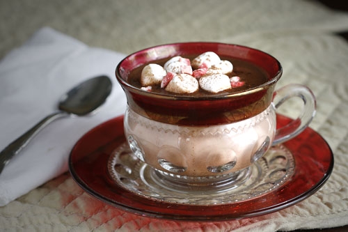 peppermint hot chocolate